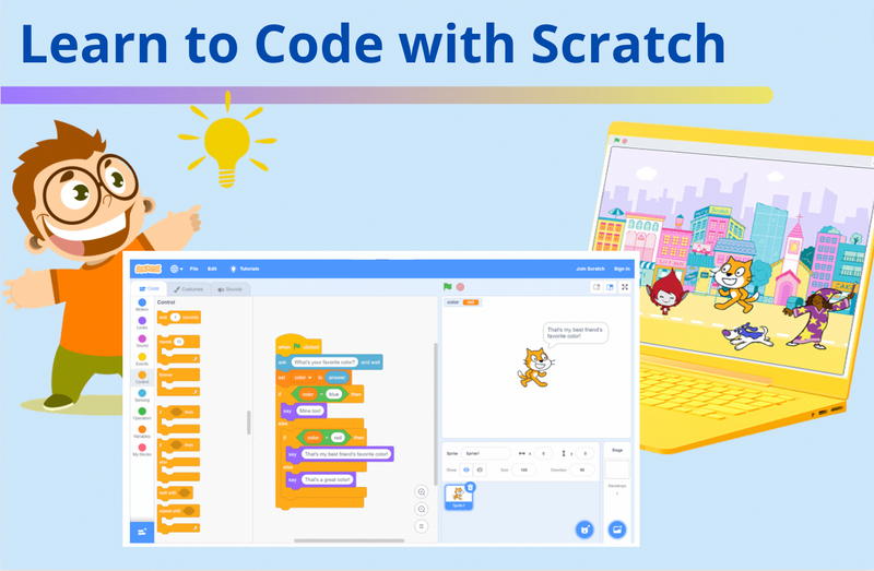 Basics computer / Office and Scratch For Kids